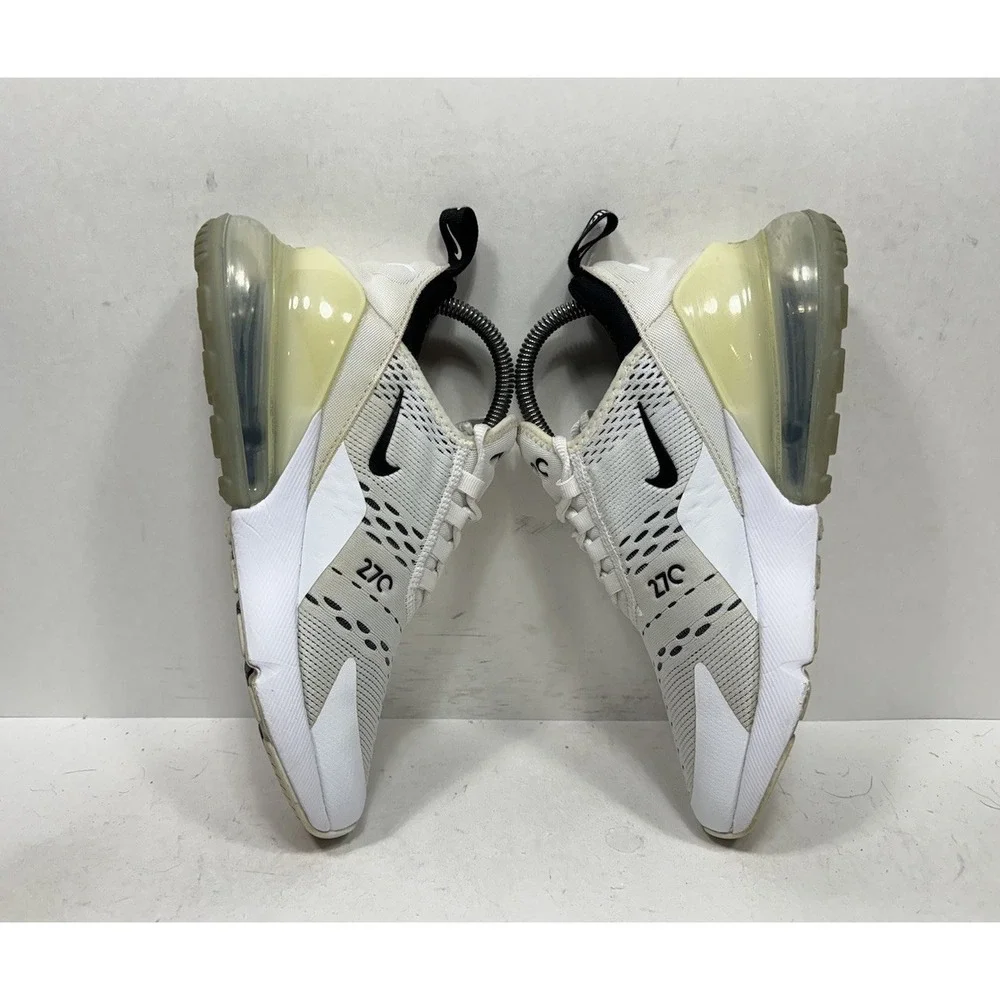 Nike Air Max 270 Women's Size 7 White Black Shoes Sneakers AH6789-100